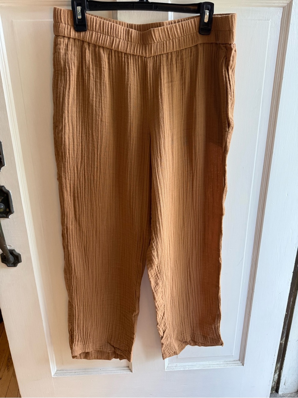 Eileen Fisher Wide-Leg Organic Cotton Pants